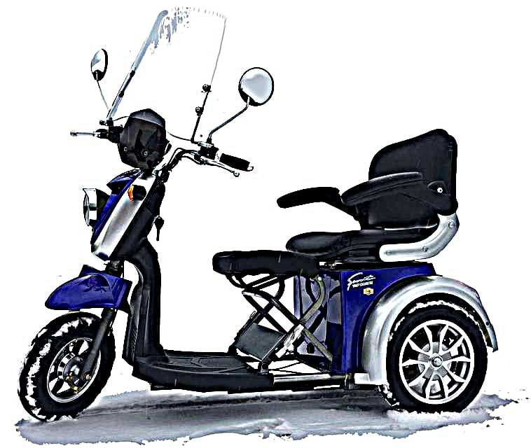 Электроскутер E-toro Trike Maxi 750W Электротрицикл Электроскутер E-toro Trike Maxi 750W Электротрицикл